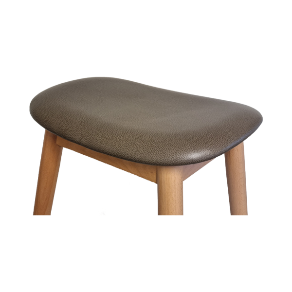 Vera Bar Stool - Brown PU - Image 3