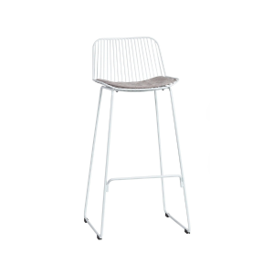 Nova Kitchen Stool - White