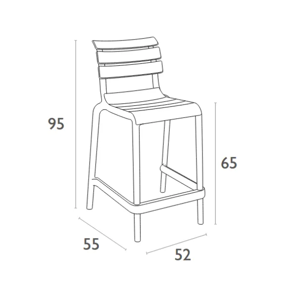 Helen Kitchen Stool - Image 7