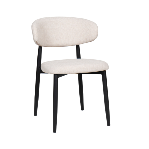 Lucien Dining Chair - Cream Chenille