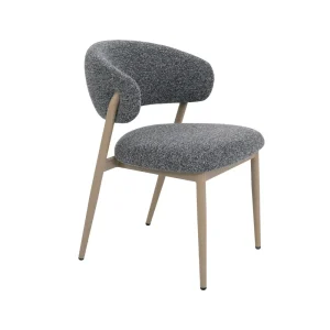 Lyon Chair - Grey Fabric