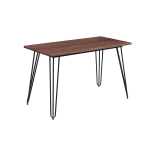Hairpin Dining Table 120x60cm Matt Black