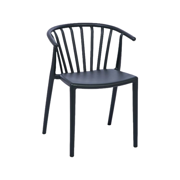 Minx Chair — polypropylene dining chair, indoor and outdoor capable