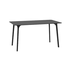 Maya 80x140 HPL Table - Black