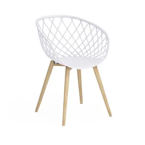 Kurv Arm Chair White