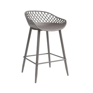 Kurv Kitchen Stool Grey