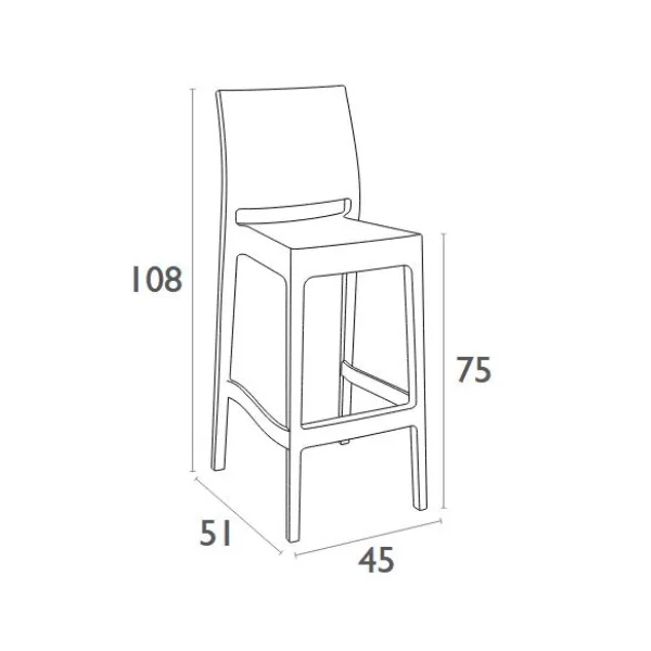 Maya Bar Stool - Image 7