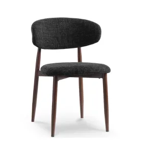 Lucien Dining Chair - Charcoal Fabric