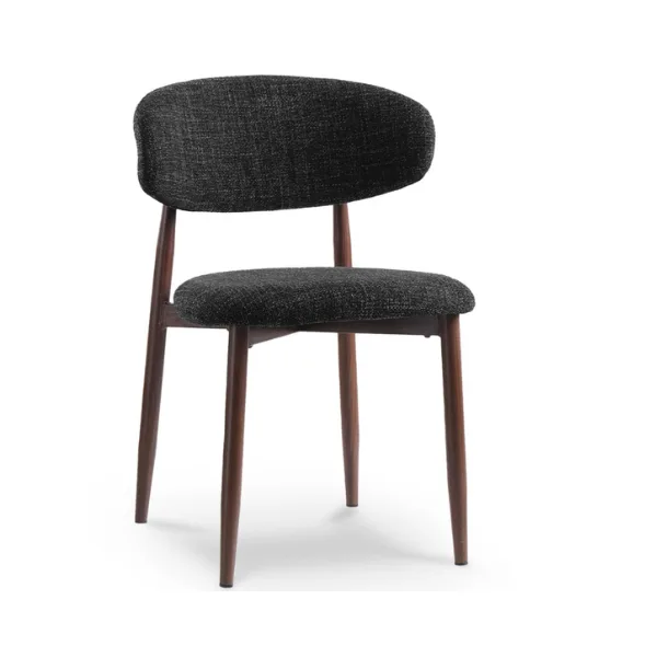 Lucien Dining Chair - Charcoal Fabric