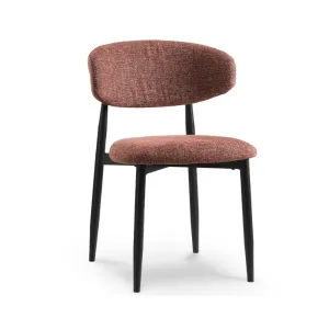 Lucien Dining Chair - Sunset Red Fabric