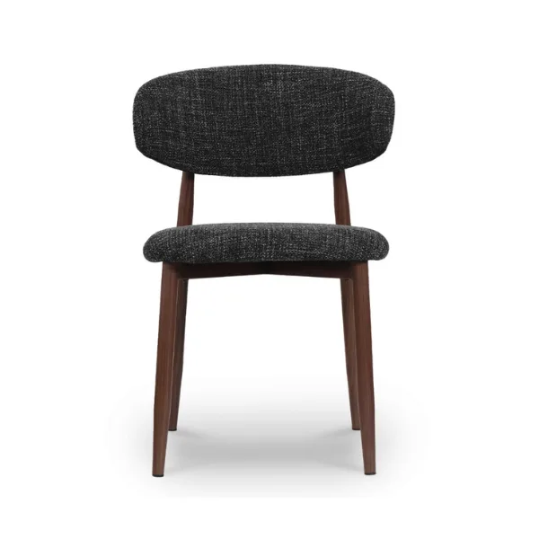 Lucien Dining Chair - Charcoal Fabric - Image 2