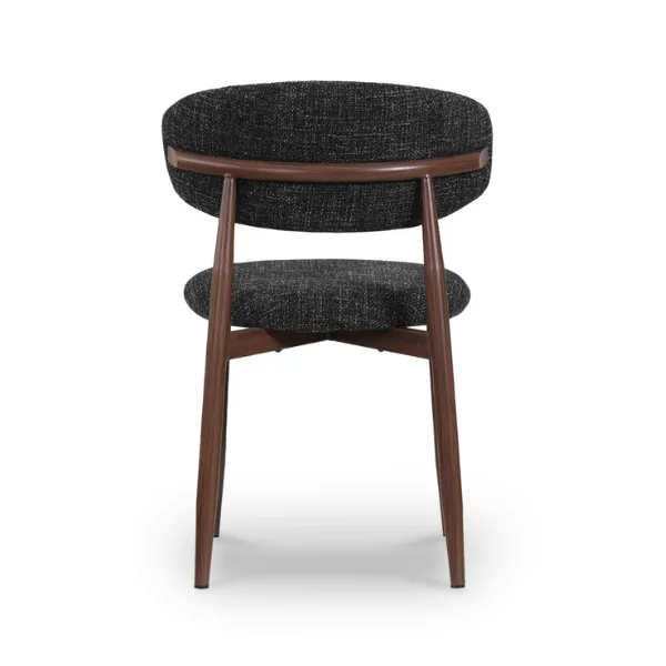 Lucien Dining Chair - Charcoal Fabric - Image 3