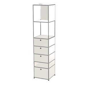 Modular Shelving Storage Unit - White