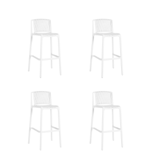 Billie Bar Stool - Box of 4 - White